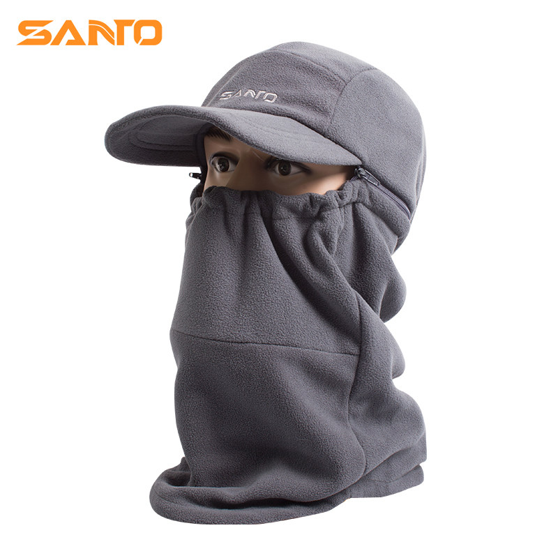 Mountain Tuo Winter Outdoor Windproof Anti-Chill Warm Mask Cap Thickened Grip Suede Anti-Dust Warm Hat Men And Women Riding Universal