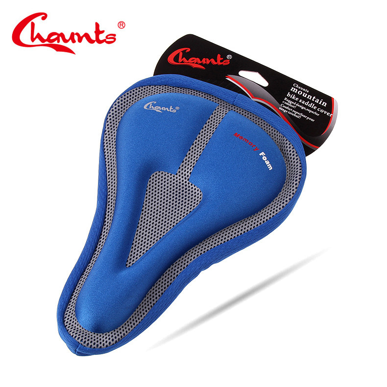chaunts 3D double layer thickened breathable cushion cover mountain road bike saddle cover comfortable memory foam
