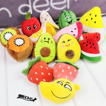 Cute Fruit Series Pets Toy Kitty Dogs Supplies Grindle Resistant Teddy Small Dogs Vocals from Hi