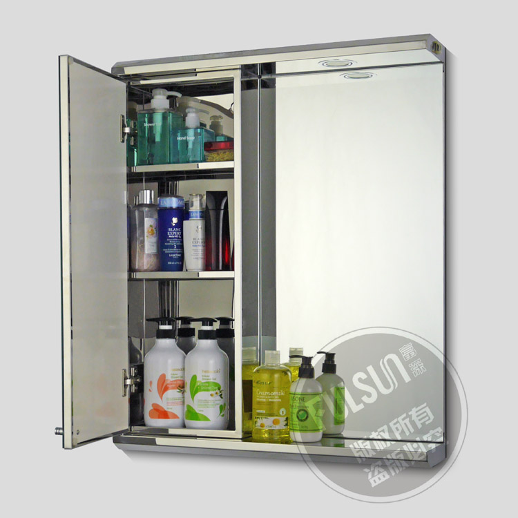 Stainless Steel Mirror Box Mirror Cabinet Bathroom Cabinet Factory