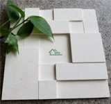 Натуральная культура камень телевизионный фон стена мраморная мозаика бай -шаз лапша гостиная крыльца Трехмерная настенная плитка