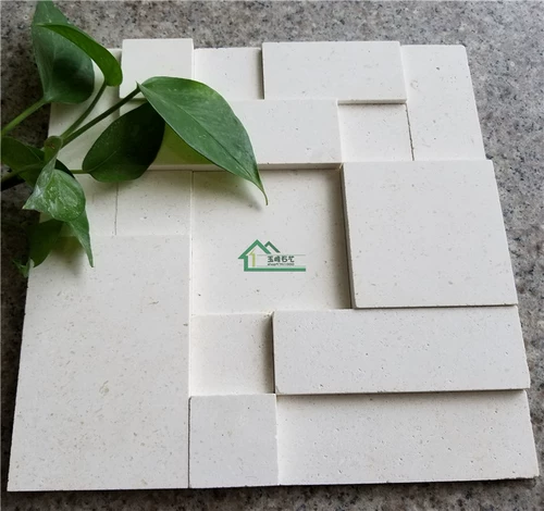 Натуральная культура камень телевизионный фон стена мраморная мозаика бай -шаз лапша гостиная крыльца Трехмерная настенная плитка