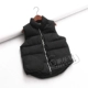 Z394 Danh sách chất lượng Mùa đông mới đứng cổ áo dây kéo màu rắn túi lớn áo khoác không tay áo vest nữ