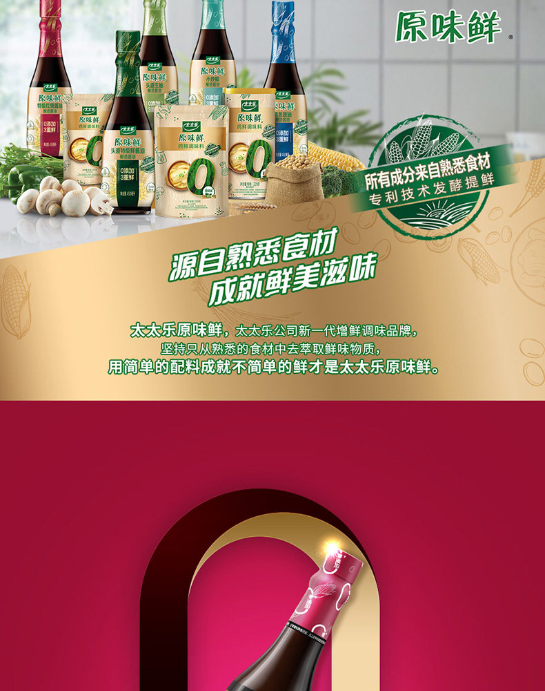 安享好物 安享A级老抽-太太乐特级 红烧酱油 国标 