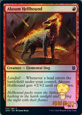 阿庫姆地獄犬akoum Hellhound英文閃鐵贊迪卡再起znr 133