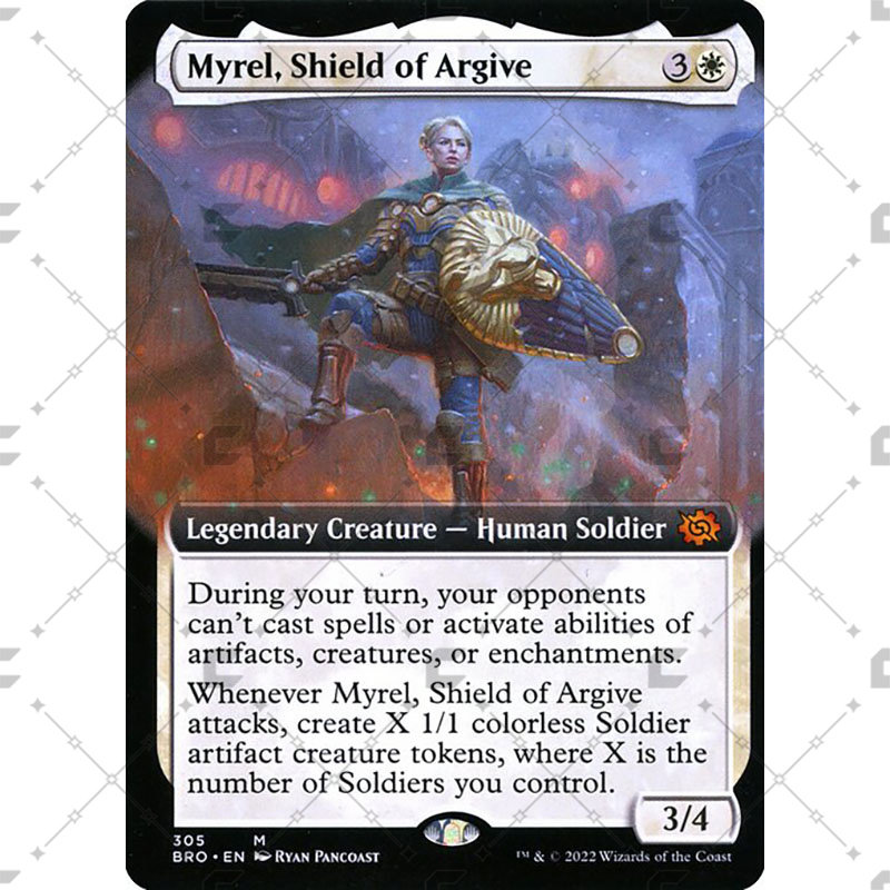 兄弟之战BRO305阿基夫之盾穆雷尔(Myrel, Shield of Argive)：中英闪卡收藏指南！🔥相片角贴淘宝好物网