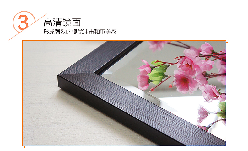 Ruiyi toàn thân gương thay đồ phụ kiện sàn gương treo tường dán mẫu gỗ rắn đơn giản gương đặc biệt - Gương gương màu trà