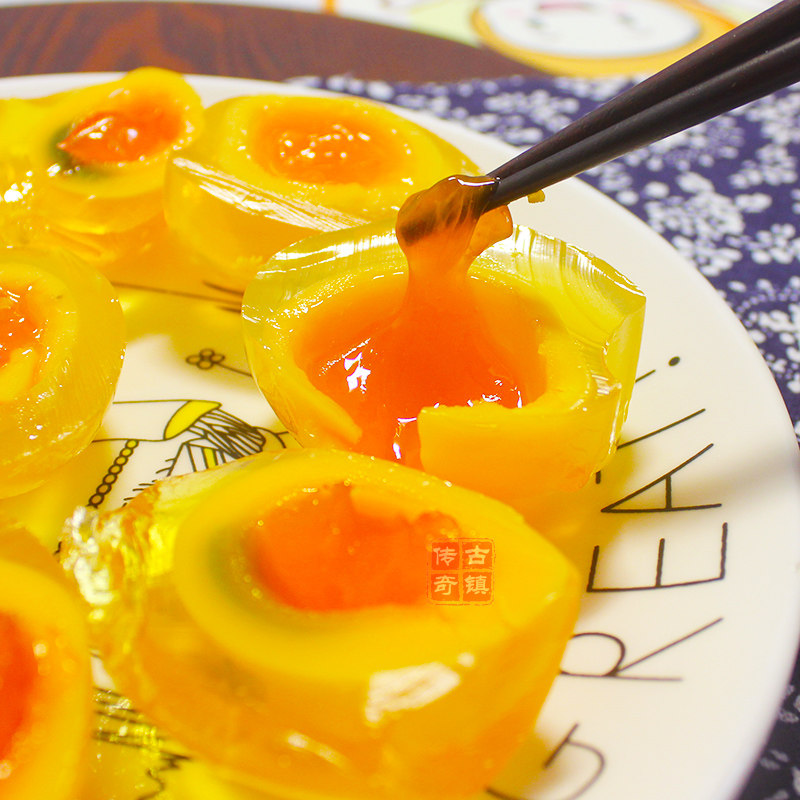 Chongqing Terroy Yellow-based Pineal Piste Egg unleaded Process Traditional Fresh Duck Eggs 32 Grey Coated Eggs