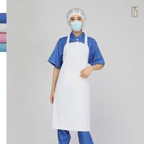 灿盛防水围裙加厚加大食品工厂车间专用围裙新款热销现货白色透气