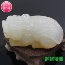 Natural Huanglong Jade reinforcement material brave rui shou toad pendant peace buckle necklace best hang hand play ornaments