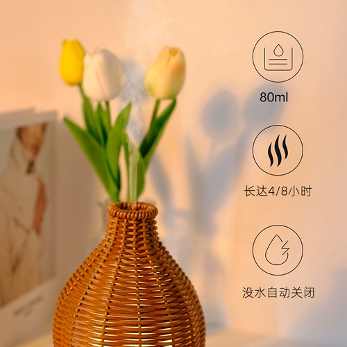 Новый продукт горячий -моделирование USB -симуляции ротана домашняя спальня офис Ультразвуковая ароматерапевтическая машина Увлажнитель Увлажнитель Увлажнитель