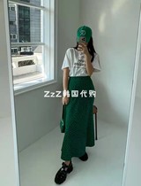 (two) ZzZ Korea Dongdaemun Spring Festival Temperament Wave of Elegant Skirt 2065