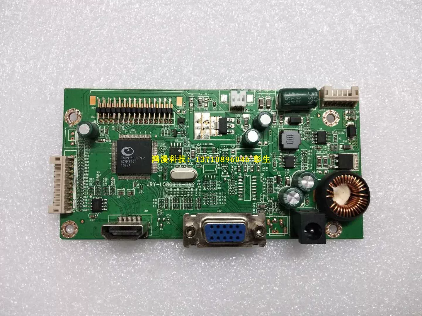 JRY-L58CDT9-BV2 GV2 Видеокарта VGA+HDMI GM SQM-028V1.0 Drive