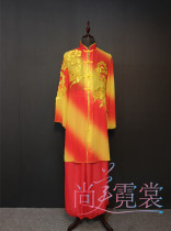 Chinese style male festive water drum waist drum drum play drum suit costume Costume National Wind Song dance dragon and lion dance costume rental