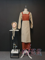 Palace clothing rental European medieval factory womens work clothes childrens clothing gardener clothes stage performance clothing rental