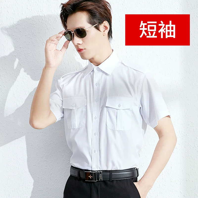 Униформа, дизайнерская рубашка, корейский стиль, с short sleeve