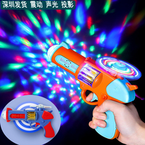 Childrens electric gun 2-3 years old 1 baby with sound pistol children mini music sound and light hands grab boy toys