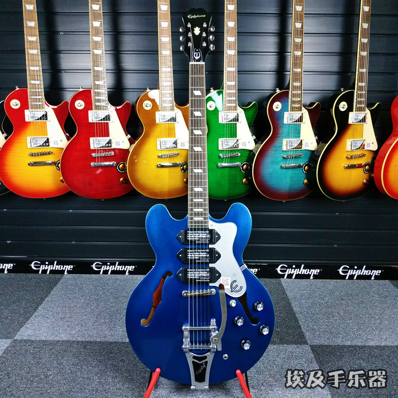 Epiphone Riviera Custom P93 jazz F hole semi-hollow Jazz big crank electric guitar