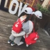 Túi đi học phiên bản tiếng Hàn của Harajuku ulzzang Học sinh trung học đơn giản thủy triều nhỏ ba lô màu hoang dã nhỏ vai nhỏ tươi