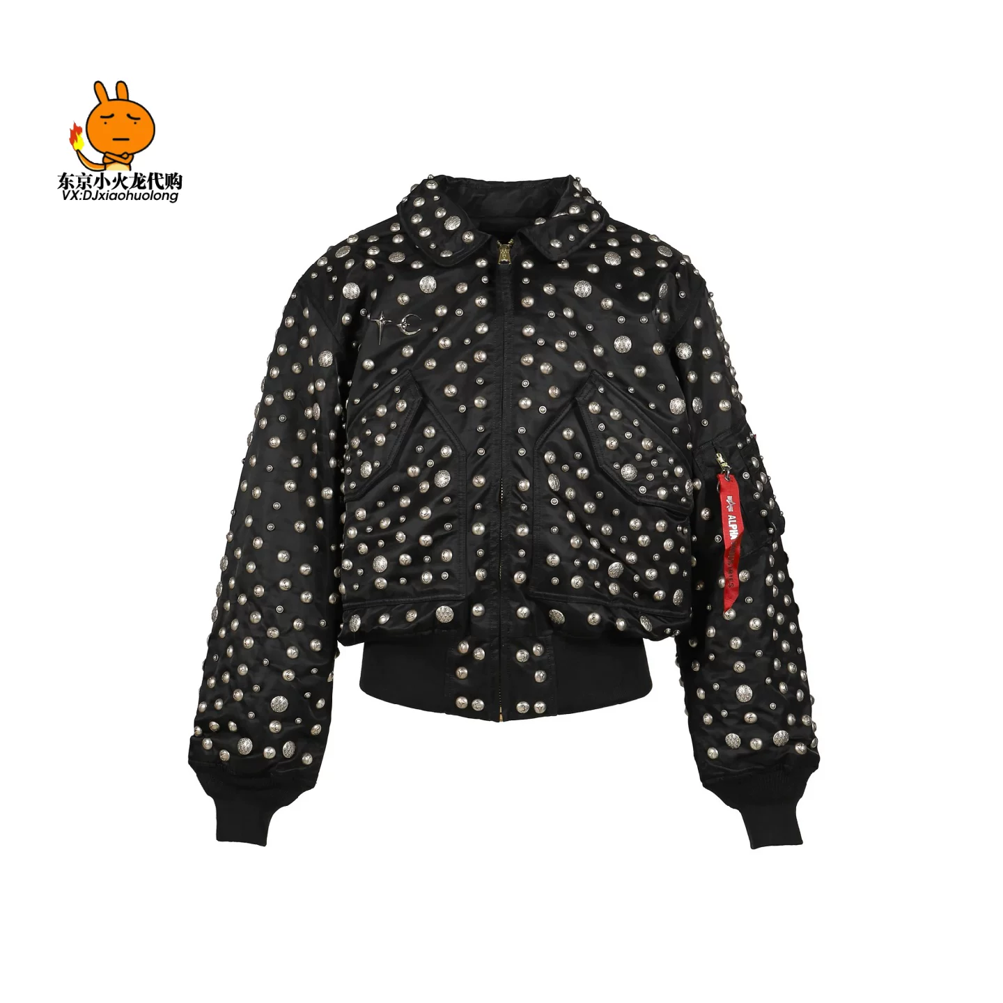 [Токийский Charmander] Туг Клуб × ALPHA INDUSTRIES совместная куртка AI CWU
