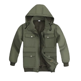 Утепленный износостойкий камуфляжный комплект для работы, рабочая одежда