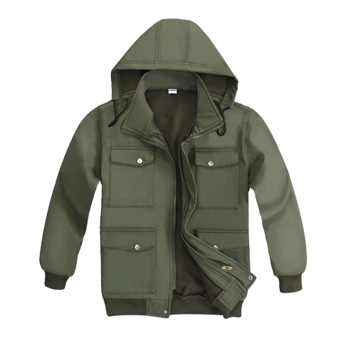 Зимний утепленный износостойкий камуфляжный комплект для работы, рабочая одежда