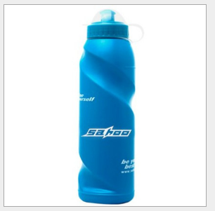 SAHOO shark tiger food grade material mountaineering bicycle water bottle Mountaineering fishing cycling sports HDPE water bottle