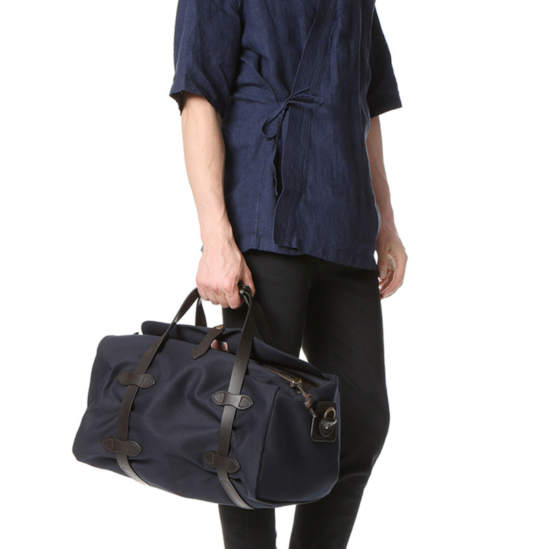 Xtreme 220 heavy small travel bag men's short-distance portable large capacity business canvas bag with cowhide shoulder strap