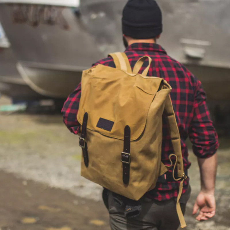 New product Xtreme 381 retro waterproof outdoor shoulder bag Twill large capacity backpack men canvas bag fashion