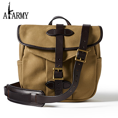 Classic Replica 230 Canvas Bag Men's Single Shoulder Crossbody Small Bag Casual Bag Retro Simple Vertical Handbag Fashion Bag