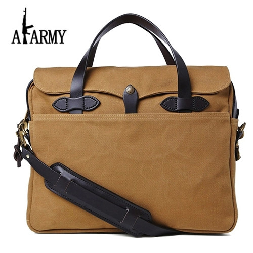 Xtreme 256 men's bag Canvas casual shoulder bag Europe and the United States big men's bag briefcase computer bag High-end bag