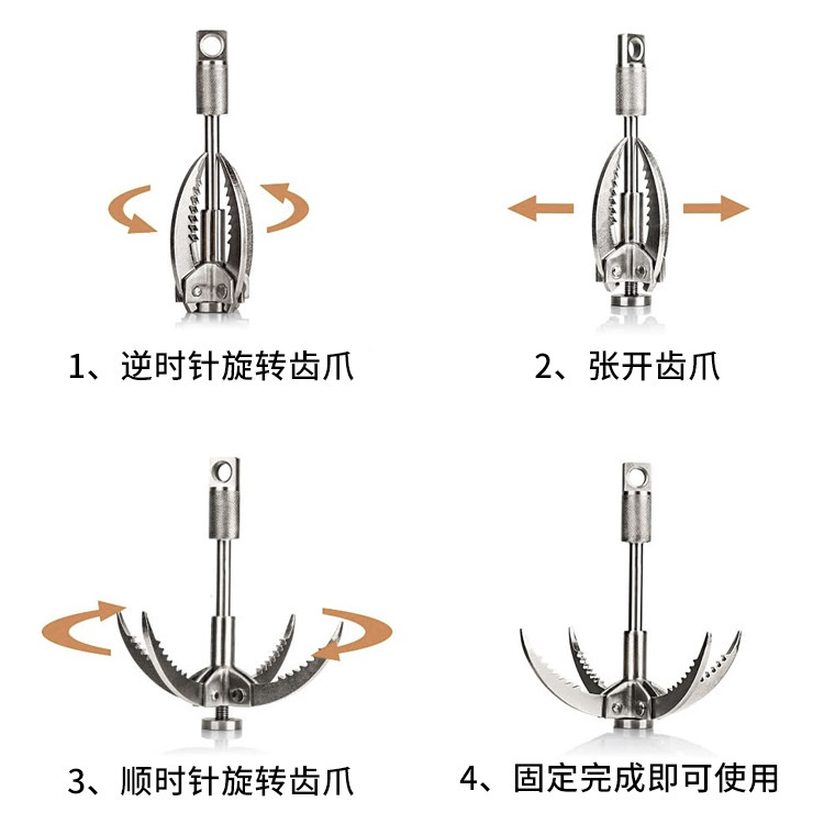 求生利器：不锈钢飞爪钩如何助力户外探险