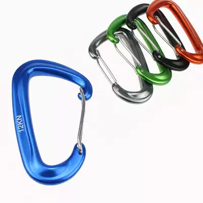 PSKOOK Aviation aluminum carabiner D-key quick-hanging wire quick-hanging safety buckle Kettle backpack hook