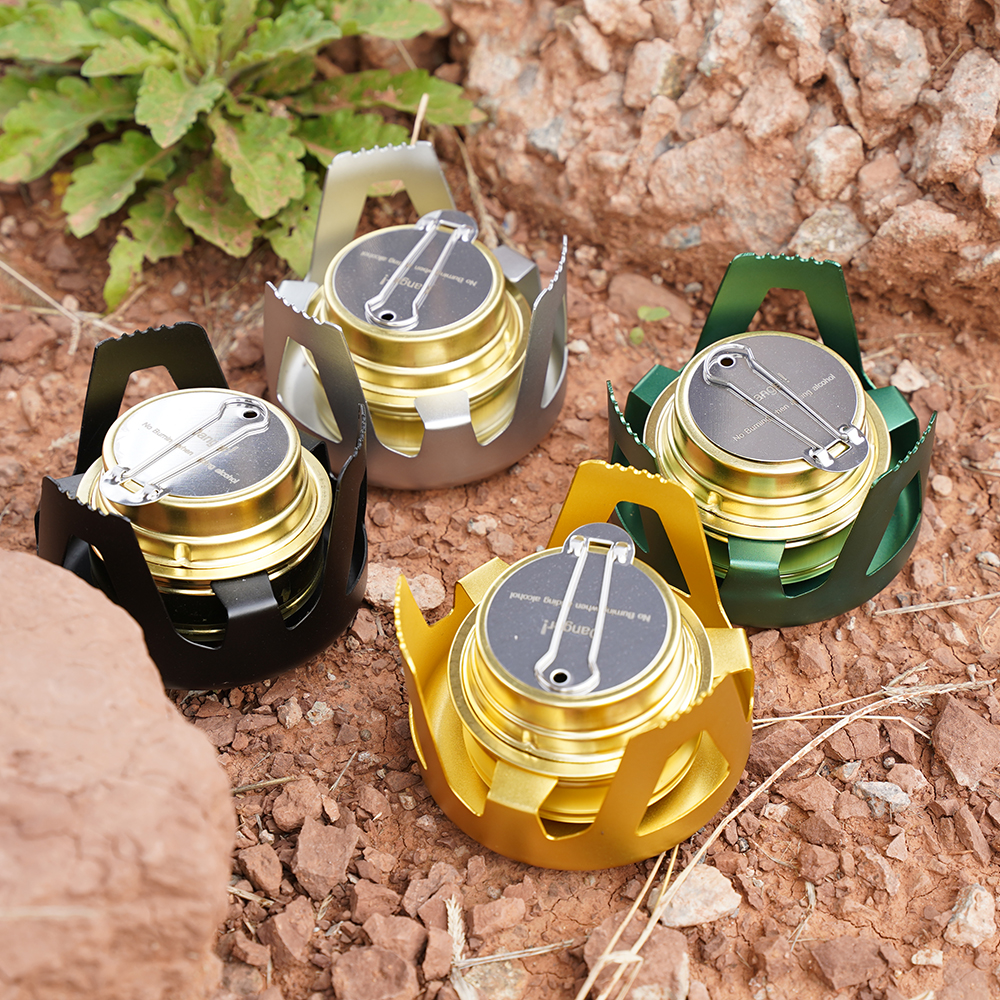 Outdoor Liquid Alcohol Stove Mini Split Portable Vaporization Stove Barbecue Wild Cooking Camping Creative Stove-Taobao