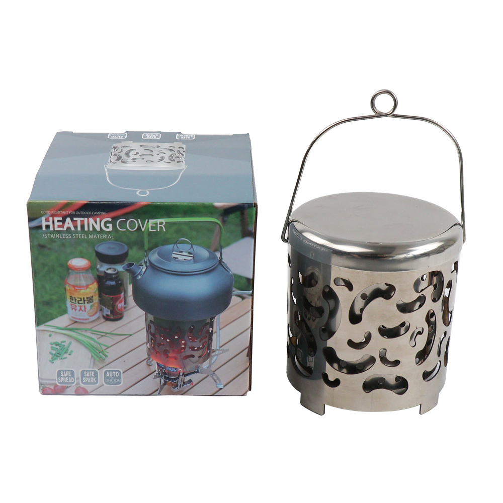 Outdoor Camping Autumn Winter Mini Heating Hood Stove Tent Field Warmer Portable Stainless Steel Heating Warm Hood-Taobao