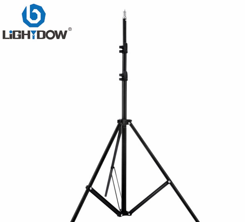 Photo holder tripod 75-200cm adjustable premium aluminum alloy outdoor portable lamp stand multifunction