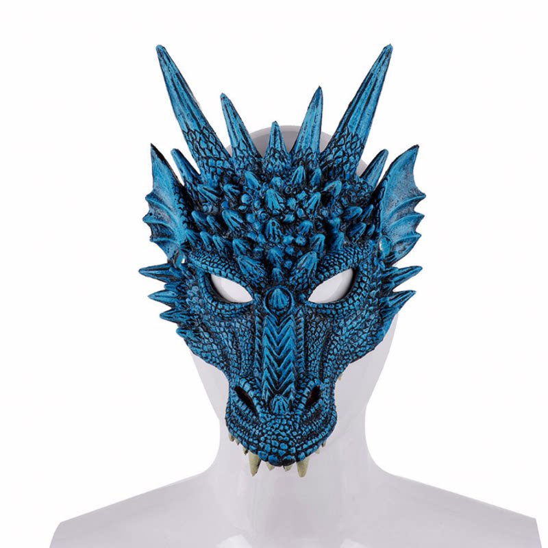 mardi gras children's festival game props fake face prom children adult dinosaur mask animal mask performance