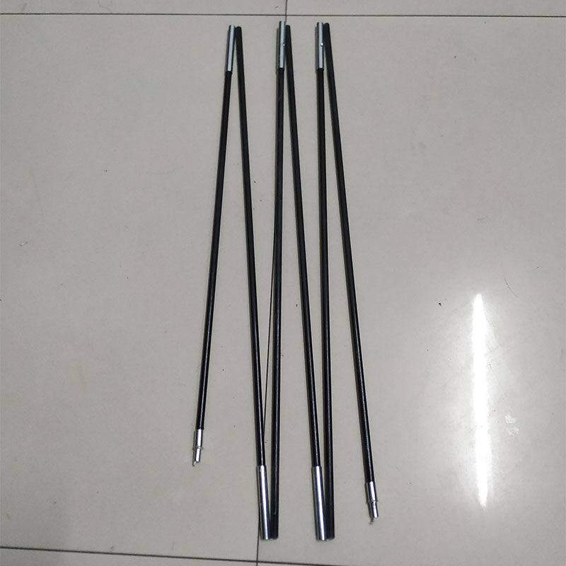 Outdoor single camouflage tent pole Tent bracket telescopic rod accessories 2 double 3-4 people Carbon fiber aluminum alloy single soldier