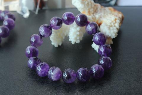 Vòng đeo tay thạch anh tím tự nhiên Vòng đeo tay thạch anh tím Giấc mơ vòng tay thạch anh tím Trang sức nữ doanh nhân vòng phong thủy