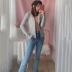 Áo len mỏng giảm béo của phụ nữ mùa thu và mùa đông mới của phụ nữ dây kéo áo khoác cardigan áo khoác hoodie tất cả các trận đấu áo khoác bông khâu giải trí - Áo len