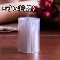 Baking packaging disposable transparent Muss beside 8 inch cake Muss enclosed 4 pieces packed around