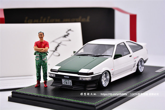 Ignition Model 1:18 Toyota车模土屋圭市AE86模型车静态合金仿真车模14