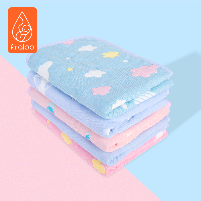 Anti-urine pad Baby waterproof washable cotton breathable large newborn leak-proof bed mat Baby overnight mat washable