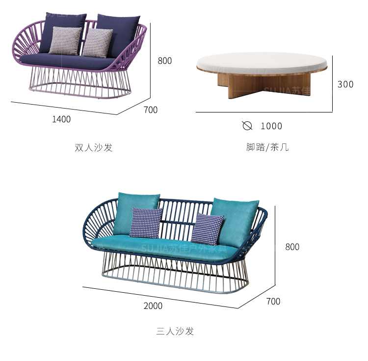 đồ gỗ ngoài trời sân thượng ban công sofa mây sáng tạo mây ghế mây sofa sofa đơn không thấm nước - Ghế sô pha ghế sofa kéo thành giường