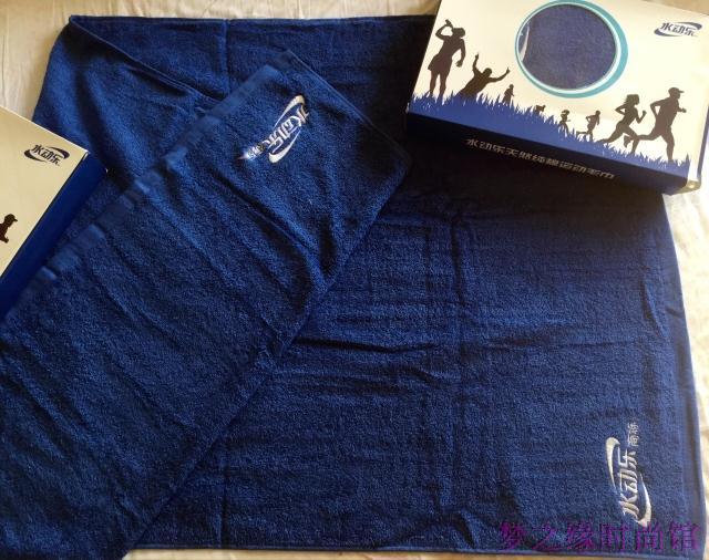 Coca - Cola Water Cotton Spiral Towels , Summer cool is covered by blue bath towels