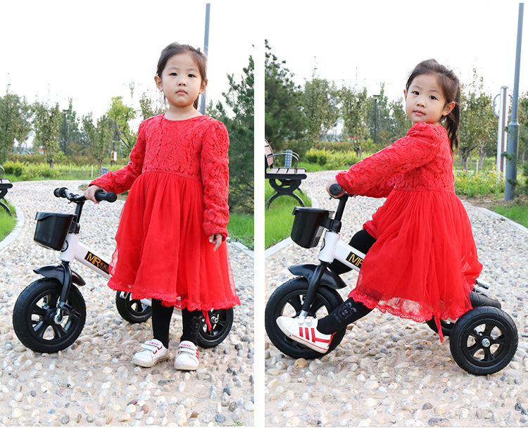 yên xe thăng bằng Lúa mì trẻ em ba bánh đa chức năng xe đạp trôi xe cân bằng xe bé xe đạp xe đẩy đồ chơi xe - Smart Scooter xe thăng bằng ninebot