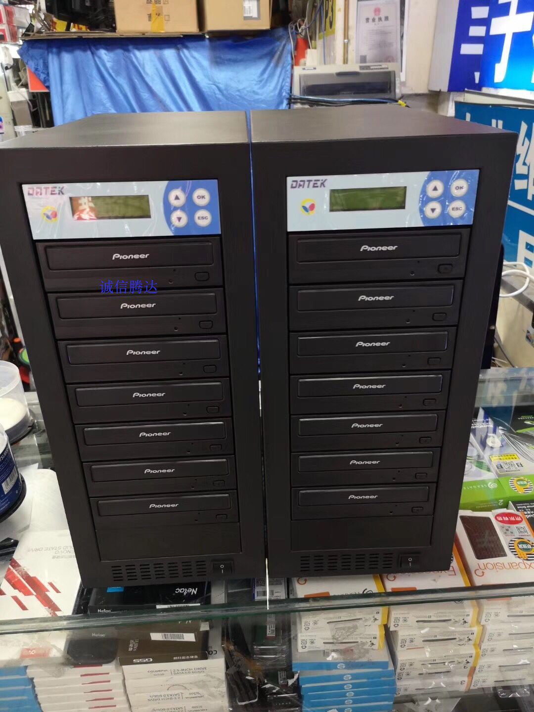 Pioneer Huo Shuo Kin-hing Optical Disc Machine DVR-1811 One Drag ten Optical Disc Pirated Machine Burning Tower