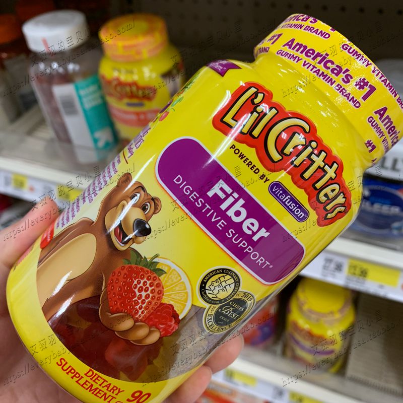 New version of American original dress LilCritters Children's cellulose Cubs Soft Sugar improves defecation 90 grains