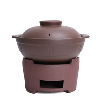 Charcoal Hotpot Small Clay Oven Port Style Beating Side Stove Charcoal Stove Clay Home Old Fashioned Earth Oven Burning Carbon Furnace Casserole Saucepan Stove