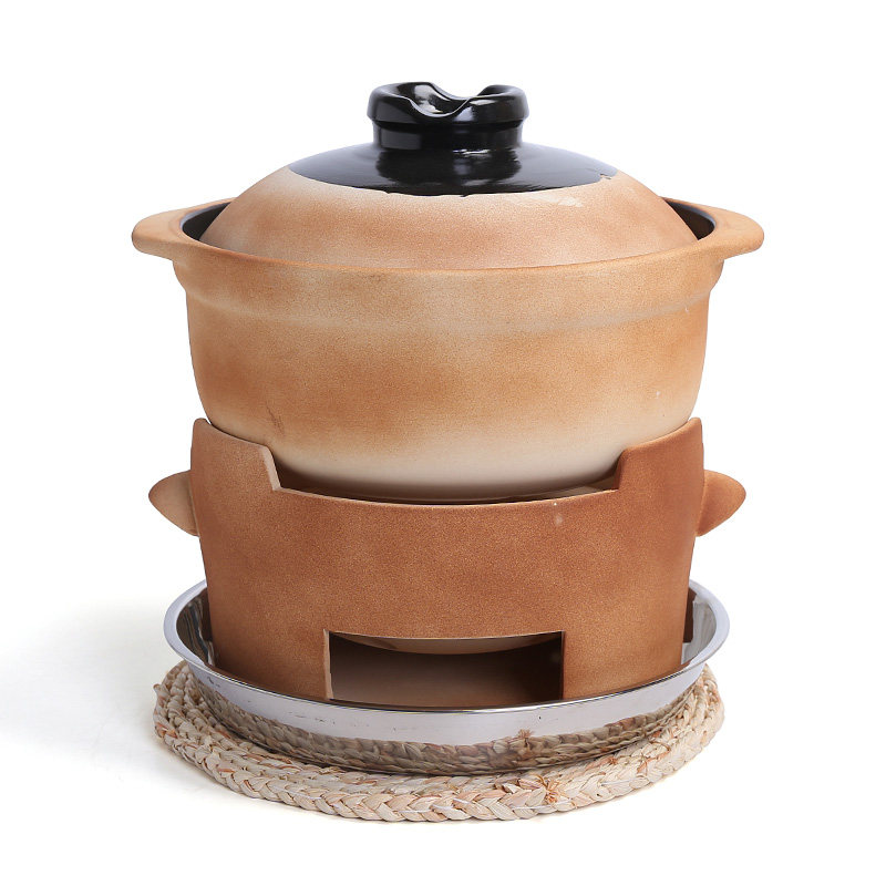 Charcoal Hotpot Stove Old home Soup Casserole Pan Clay Carbon Baking Stove Barbecue Heating Port Style Sidelining Stove Little Charcoal Stove